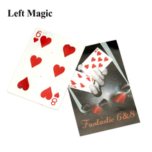 Фантастические 6 и 8 движущаяся точка-карточные фокусы волшебный трюк закрыть магический реквизит карты профессиональный ментализм комедии 2024 - купить недорого
