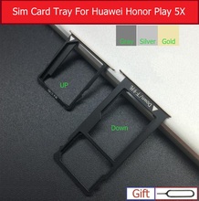 1 set Up & Down Micro SD + Sim Card Tray For Huawei Honor Play 5X KIW-TL00H TL00 L23 CL00 AL10 UL00/Glory 5x Memory Card Reader 2024 - buy cheap