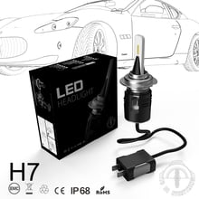 Kit de conversión de faros LED H7 Bullet B6, 42W, 5200LM, Chips CSP Y11, todo en uno, blanco puro, bombillas de lámpara de conducción de coche, 6000K, 1 Juego 2024 - compra barato