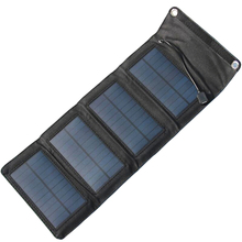 SOONHUA USB Dobrável Carregador de Painel Solar Ao Ar Livre À Prova D' Água Solar Carregadores 10W 5V fonte de Alimentação 2024 - compre barato