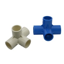 Conector para tubos de pvc, 20/25/32mm, 4 saídas, irrigação agrícola, juntas, jardim, conector de água, indústria, acessórios para tubo, 2 peças 2024 - compre barato