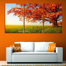 3 Pcs Wall Art Home Decor Modern Landscape Picture Biggest Tree For Love On Canvas Oil Painting Handmade Pictures 2024 - buy cheap