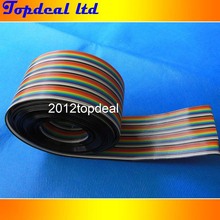 5 4 3 2 1 m m m m m m 40pin Dupont Fio 10 Plano Color Rainbow Ribbon Cable fio 1.17mm 2024 - compre barato