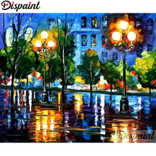 Dispaint Full Square/Round Drill 5D DIY Diamond Painting "Oil painting house" 3D Embroidery Cross Stitch Home Decor Gift A12372 2024 - buy cheap