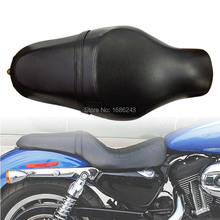 Motorcycle Soft Full Length Driver Passenger Tour Seat Fit For Harley Davidson XL883 N XL1200 N Iron Free Shipping 2024 - buy cheap