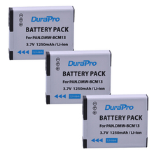 Durapro 3pc para panasonic tabletes dmw bcm13 bcm13e flash flash dmwbcm13 pacote de bateria recarregável li-ion 1250mah 2024 - compre barato