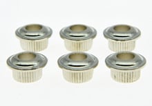 KAISH 30x Nickel 10mm METAL Vintage Tuners Conversion Bushings Adapter Ferrules 2024 - buy cheap