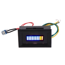 Medidor de escala de aceite Universal para motocicleta, indicador LED de nivel de combustible y aceite, DC 12V 2024 - compra barato