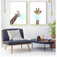 Nordic Minimalist Animals Zebra Canvas Posters and Prints oil Painting on Canvas Wall Picture for Kids Room Decor Children Gift 2024 - buy cheap