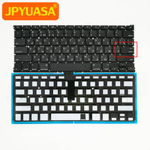 New Small Enter Russian Keyboard with Backlight For MacBook Air 13.3" A1369 A1466 RU Keyboard 2011-2017 2024 - buy cheap