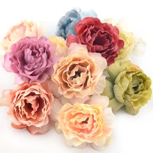 30pcs 4cm Artificial Silk Rose Flowers Heads European Fall Vivid Cheap Carnation Fake Wedding Home Decoration Fake Flower 2024 - compre barato