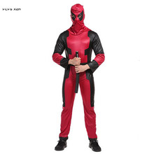 Halloween Deadpool costumes for Men Warrior ninja Cosplays Christmas Carnival Purim Stage play Masquerade Nightclub Party dress 2024 - buy cheap