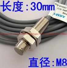 100% NEW FM08-01NS Metal Proximity Switch Length 30mm Counting Sensor 2024 - buy cheap