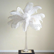40-45cm / 16-18 inches of white ostrich feathers, high quality wedding 100pcs beautiful ostrich feather 2024 - buy cheap