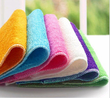 Bamboo Fiber Magic Dishcloths Cleaning Cloth Dish Towel Kitchen Gags, 23x18cm, Set of 3pcs 2024 - buy cheap