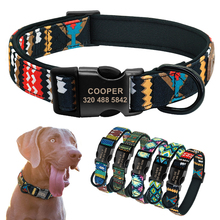 Personalized Dog Collar Custom Puppy Pet Collar Pitbull Collars Pets Acessorios Products Small Dog Collar for Medium Large Pet 2024 - buy cheap