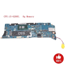 Nokotion AAZ80 LA-C881P For DELL XPS 13 9350 CN-076F9T 076F9T 76F9T 13.3 inch laptop motherboard SR2EY i5-6200U 8g Memory 2024 - buy cheap