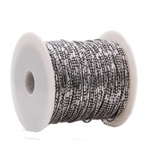 1.5/2/2.4/3.2mm New Arrive Stainless Steel Silver Color 1:3 Hexagon Bead Ball Chain Necklace DIY Jewelry 16-40"  Wholesale Bulk 2024 - buy cheap