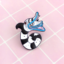 Mom Snake Baby Snake Brooch Evil Creature Big Mouth With Small Snake Enamel Pin Denim Lapel Badge Family Friends Party Jewelry 2024 - buy cheap