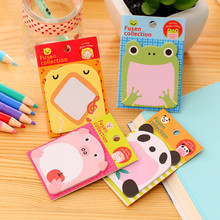 1pc Animal frog bird Panda Cute Kawaii Sticky Notes Post Memo Pad School Supplies Planner Stickers Paper Bookmarks 2024 - buy cheap