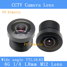 PU`Aimetis HD cctv lens 1.8MM M12 video surveillance camera 1/4 wide angle cctv lenses 2024 - buy cheap