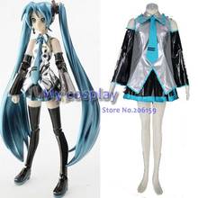 Vocaloid Miku Hatsune Female Cosplay Costume(7 Sets) Halloween Costumes Party Dress -- Freeshipping 2024 - купить недорого