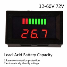DC 12V-72V Lead-acid Digital Battery Capacity Indicator Charge Tester Voltmeter Tools- 2024 - buy cheap