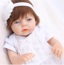 New 20"50cm Reborn Doll Full Body Silicone Body Reborn Baby Girl Dolls Bebe  Reborn Children Gifts Bonecas Juguetes Brinquedos 2024 - buy cheap