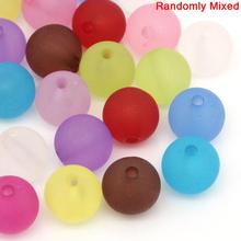 DoreenBeads Acrylic Spacer Beads Ball Mixed Frosted About 12mm( 4/8") Dia, Hole: Approx 2.3mm, 20 PCs new 2024 - buy cheap