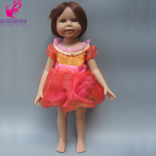 Handmade Doll Clothes for 18'' Girl red color Yarn skirt  Dress for 45 cm Alexander doll 2024 - buy cheap