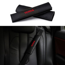 Cinturón de seguridad para coche Nissan Terra, correa de hombro, almohadillas protectoras, cubierta antideslizante, sin roce, comodidad suave, 2 piezas, rojo, azul y blanco 2024 - compra barato