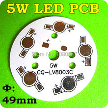 5W 50mm Heat Sink PCB Board, 5W LED Aluminum base plate, 5W LV8003c high power PCB for DIY a LED lamp. 2024 - buy cheap