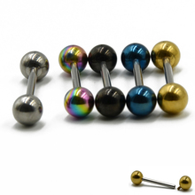 1pc Round Internally Threaded Anodized Ball Screw Fit Tongue Barbell Nipple Shield Ring Piercing Body Jewelry 14g 2024 - buy cheap