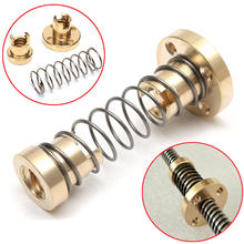 T8 Lead Screw Nut Adjustable 2mm/8mm Lead Nut Anti-Backlash Spring Loaded Elimination Gap for 3D printer Reprap Z axis CNC parts 2024 - buy cheap