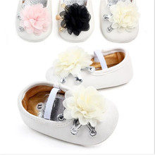 2019 Hot Sale Baby Shoes Lovely Flower Infant Crib Shoes Soft Sole Newborn PU First Walkers Girls Princess Shoes 2024 - buy cheap