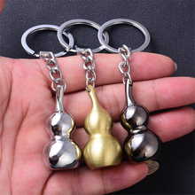 Mini Portable Alloy Gourd Ornament Statue Keychain Pendant Home Office Desk Ornament Toy Gift Chinese Traditional Decoration 2024 - buy cheap