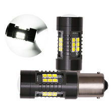 Luz LED para coche BA15S P21W BAU15S PY21W, 1156 T20 3157 21 SMD 7443, lámpara intermitente trasero Canbus, 2 uds. 2024 - compra barato