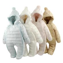 ¡Gran oferta! Monos térmicos para bebé, traje de nieve de plumón de pato, prendas de vestir exteriores, abrigo de invierno, 2021 2024 - compra barato