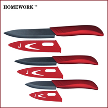 Sharp ceramic knives 5 inch slicing 4 inch utility 3 paring kitchen knives knife set with ABS comfortable handle free shipping. 2024 - buy cheap