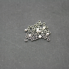 Approx 5000pcs/lot Rhodium Plated Crimp End Spacer Beads 2mm for Jewelry Making DH-FDA011-69 2024 - buy cheap