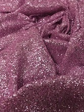 Сексуальная Женская французская сетчатая кружевная ткань для вечернего платья, кружевная ткань с блестками 2024 - купить недорого