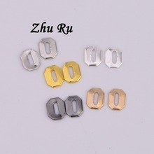 Zhu RU 20 unids/lote 5*4mm letra inglesa O cobre conector del alfabeto colgantes joyería hecha a mano DIY 2024 - compra barato
