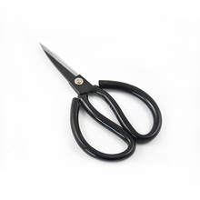 curved blades 170mm length high carbon steel leather scissors soft rubber grip high HRC scissor 2024 - buy cheap