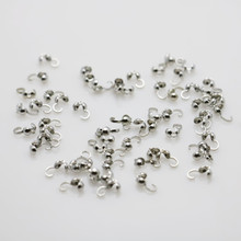 10PCS Silver-plate Metal button Fittings for Accessory Hardware Machining metal parts for Bracelet Necklace Jewelry Making 2024 - buy cheap