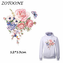 ZOTOONE Beautiful Flower Patches Ron on Transfer Patches for Clothing T Shirt Beaded Applique Clothes DIY Accessory Decoration C 2024 - buy cheap
