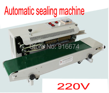 Free shipping 220V Continuous Plastic Bag Film Heat Band Sealing Machine FR-900 Steel Wheel Printing ,Sealing Width:6-12MM 2024 - buy cheap