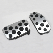 Made of Aluminum alloy Car Brake Accelerator Pedal Foot Rest Pedals Covers For Toyota Alphard 2015 2016 2017 2018 2024 - buy cheap