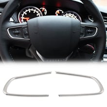 New Steering Wheel Trim Cover Sticker Case For CITROEN C4 SEGA C3-XR 2011-2016 Peugeot 508 2014-2015 408 Accessories Car Styling 2024 - buy cheap