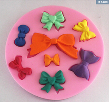 Mold Fondant Cake Decoration Mold Soap Mold Free Shipping /butterfly Hot Sale Chocolate Silicon New Style Cute Bow Moulds 001 2024 - buy cheap