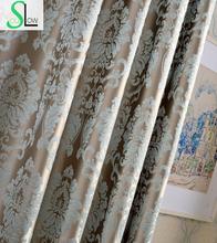 Cortina prateada floral brilhante, cortina jacquard de alta precisão para sala de estar, cortinas de tule para crianças, quarto e cozinha 2024 - compre barato